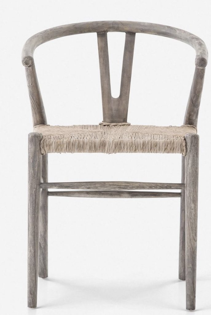 wishbone outdoor chair