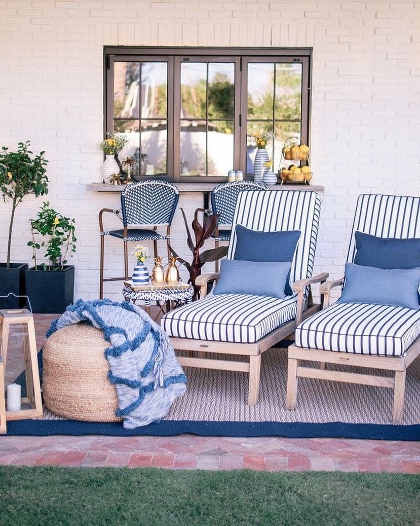 Blue and White Stripes Styling Ideas for the Coastal Home