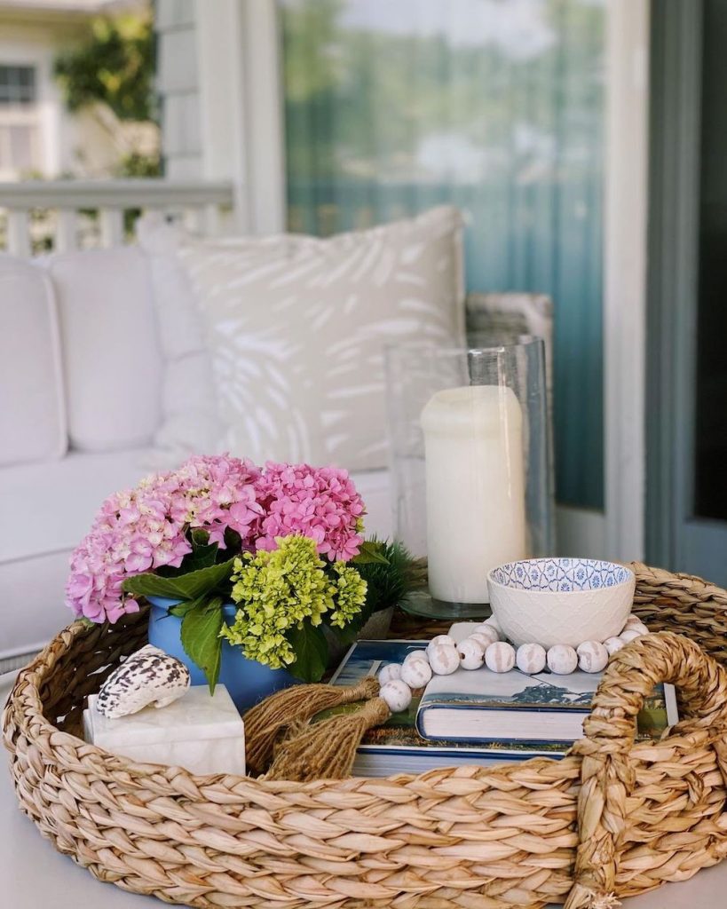 Inspo 19 #Vignette #CoastalVignette #Coastal #TrayStyling #TrayStylingTips #CoastalDecor #HomeDecor #LivingRoomDecor