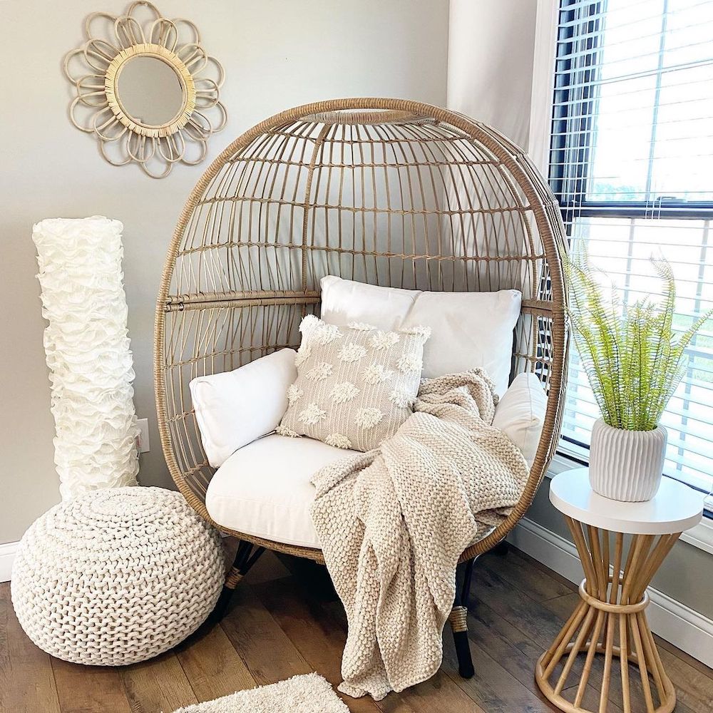 Inspo 2 #Chairs #EggChairs #BohoDecor #CoastalDecor #BeachHouse 