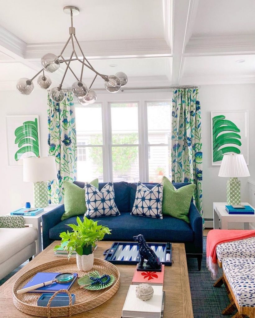 Gorgeous Blue and Green Colors, Nautical Themed Decor Ideas