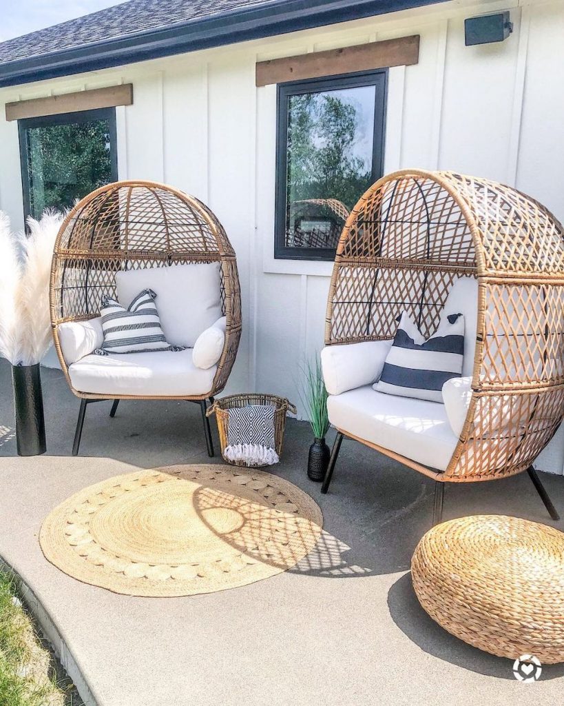 Inspo 4 #Chairs #EggChairs #BohoDecor #CoastalDecor #BeachHouse 