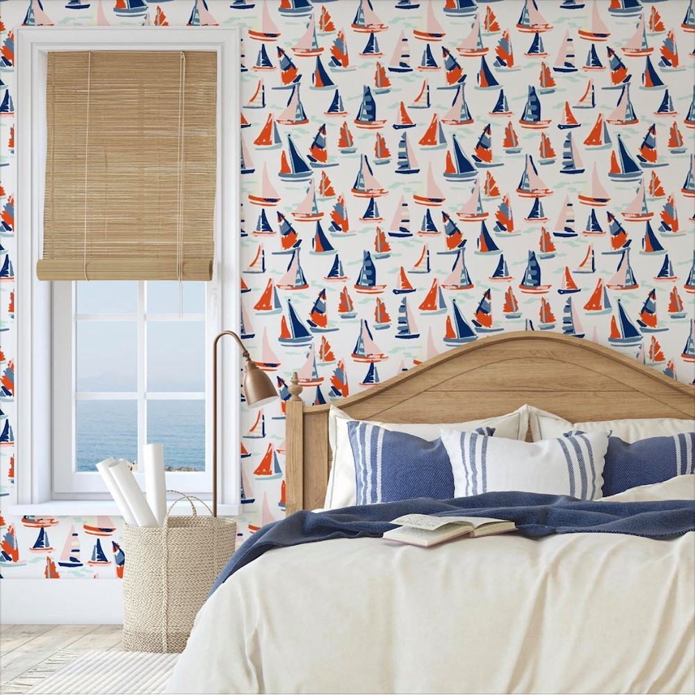 25 Most Inspiring Coastal Wallpaper Styling Ideas for the Summer Home