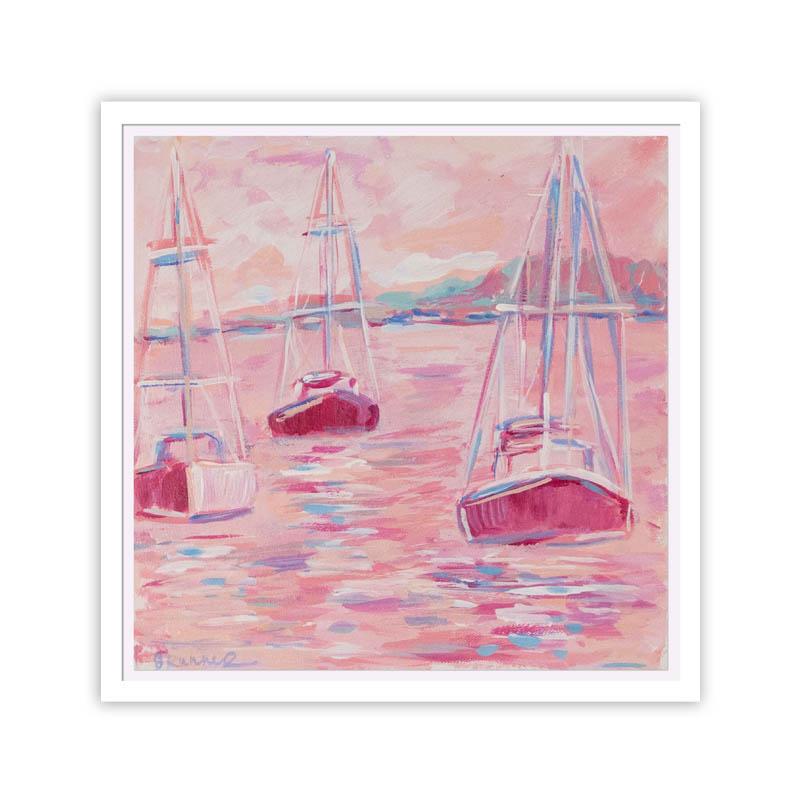 Peach and Rose Sail #WallArt #Pink #PinkAccessories #Coastal #CoastalPinkDecor #BohoCoastal #CoastalDecor #HomeDecor