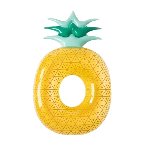 Pineapple Pool Float Yellow #Pool #PoolFloats #PoolSide #BeachVibes #Summer #CoastalStyle #CoastalLiving #BeachGear #FamilyFun 