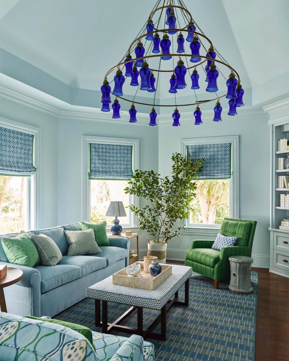 33 Most Inspiring Coastal Blue and Green Interiors to Style Now