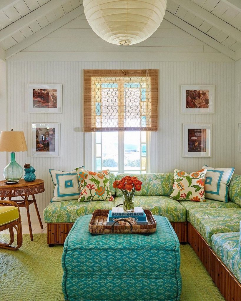 Coastal Blue and Green Interiors Inspo 7 #BlueGreenRooms #BlueGreenInteriors #Coastal #CoastalHomeDecor #HomeDecor #LivingRoomDecor