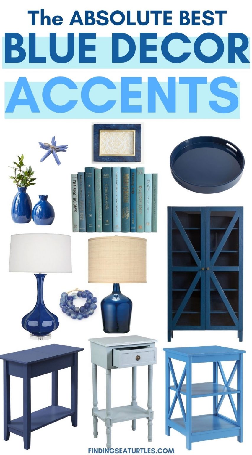 21 Best Blue Decorative Accents for Coastal Blue and Green Interiors