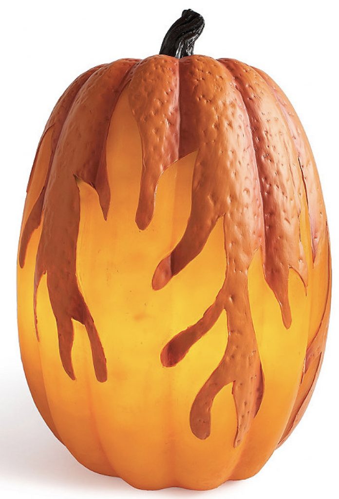 Flame Lighted Pumpkins 1 Grandin Road #Fall #HomeDecor #Harvest #AutumnDecor #Pumpkins