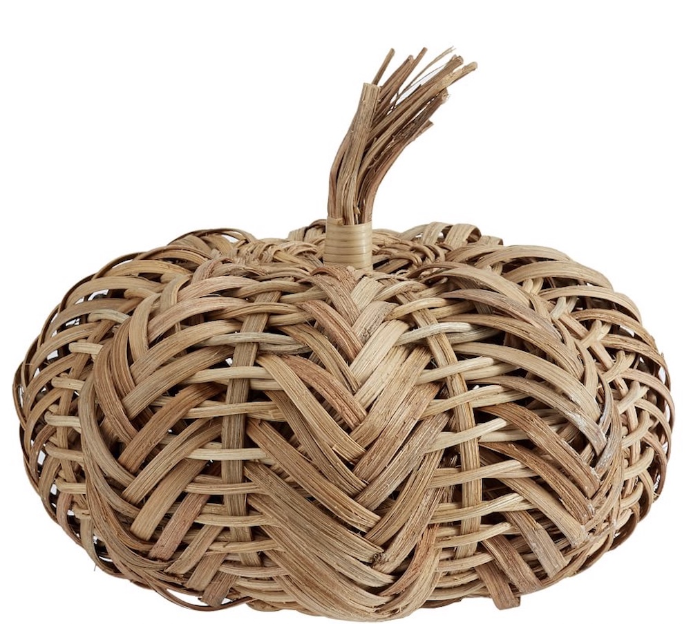 Handwoven Rattan Pumpkins 1 #Fall #HomeDecor #Harvest #AutumnDecor #Pumpkins