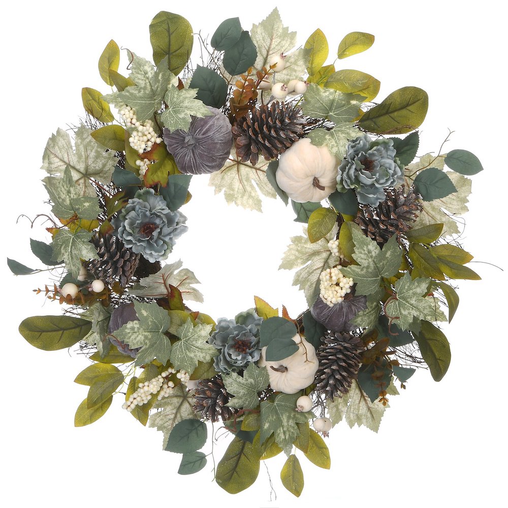 Harvest Wreath #Fall #Entryway #Foyer #FallEntryway #FallDecor #HomeDecor #AutumnDecor