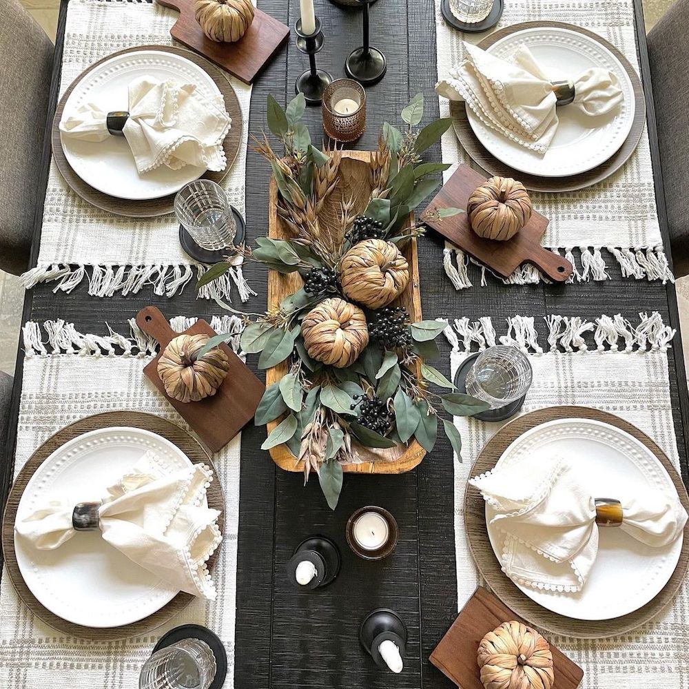 In 24 1 #Fall #FallCenterpiece #FallDecor #Autumn #FallTable #HomeDecor 