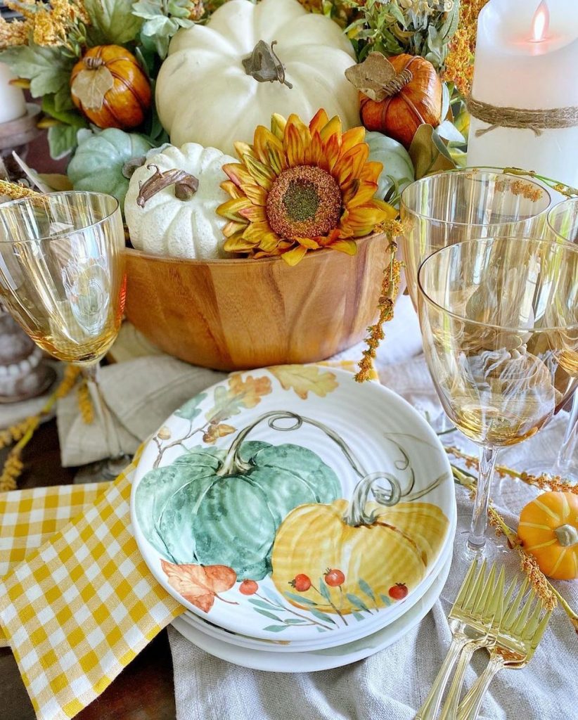 In 27 2 #Fall #FallCenterpiece #FallDecor #Autumn #FallTable #HomeDecor 