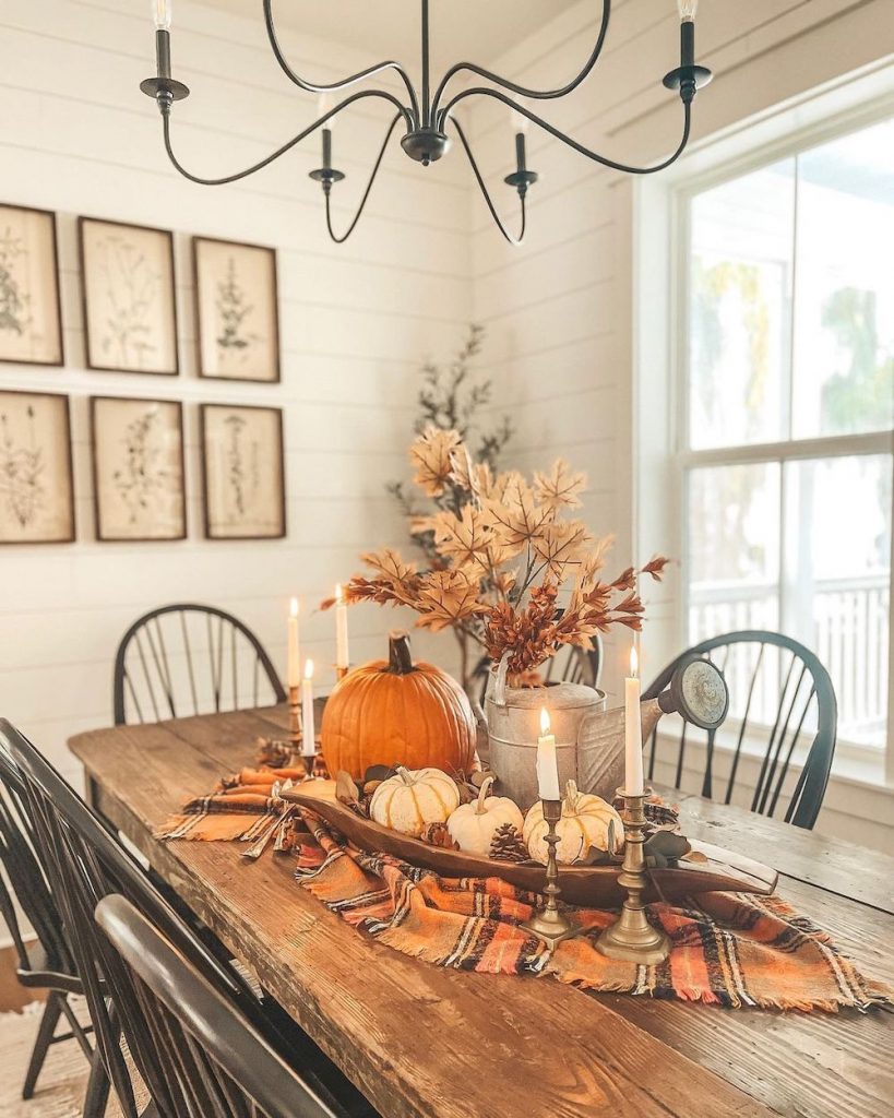 In 35 #Fall #FallCenterpiece #FallDecor #Autumn #FallTable #HomeDecor 