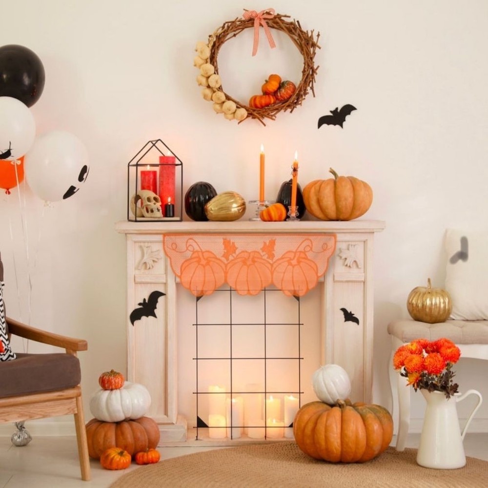 Fall Mantel Styling Ideas In 5 #Fall #FallMantel #FallDecor #HomeDecor #AutumnDecor