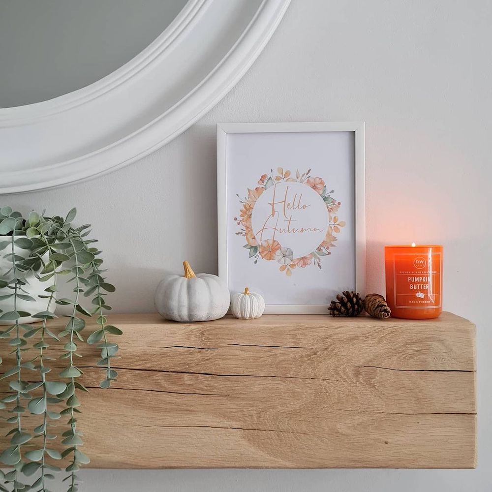 Inspo 23 #Fall #FallVignettes #FallDecor #FallTableStyling #HomeDecor #AutumnDecor