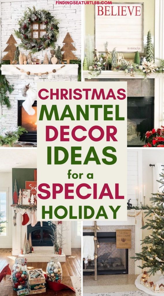 CHRISTMAS Mantel Decor Ideas for a Special Holiday #Christmas #ChristmasMantel #HomeDecor #ChristmasDecorIdeas 