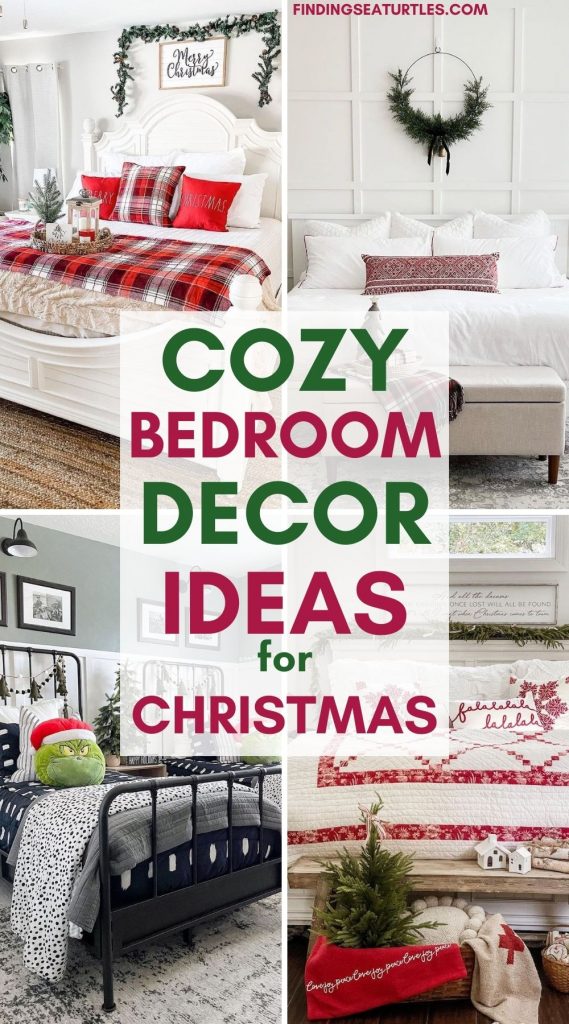 COZY Bedroom Decor Ideas for Christmas #Christmas #ChristmasBedroom #HomeDecor #ChristmasDecorIdeas 