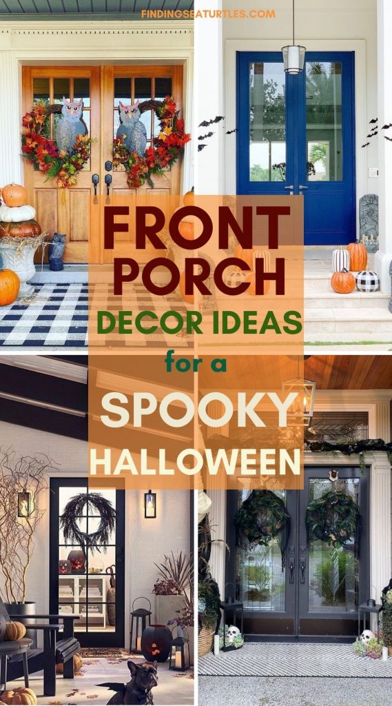 FRONT Porch Decor Ideas for a Spooky Halloween #HalloweenDecor #HalloweenPorch #HomeDecor #PorchDecor #PorchDecorIdeas 