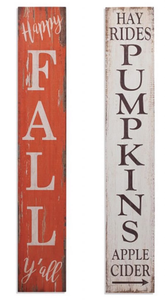 Harvest Wooden Porch Signs #Fall #Porch #FallPorch #FallDecor #HomeDecor #AutumnDecor