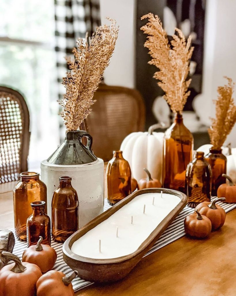 Fall Tablescape Styling Ideas In 1 #Fall #Tablescapes #FallDecor #HomeDecor #AutumnDecor