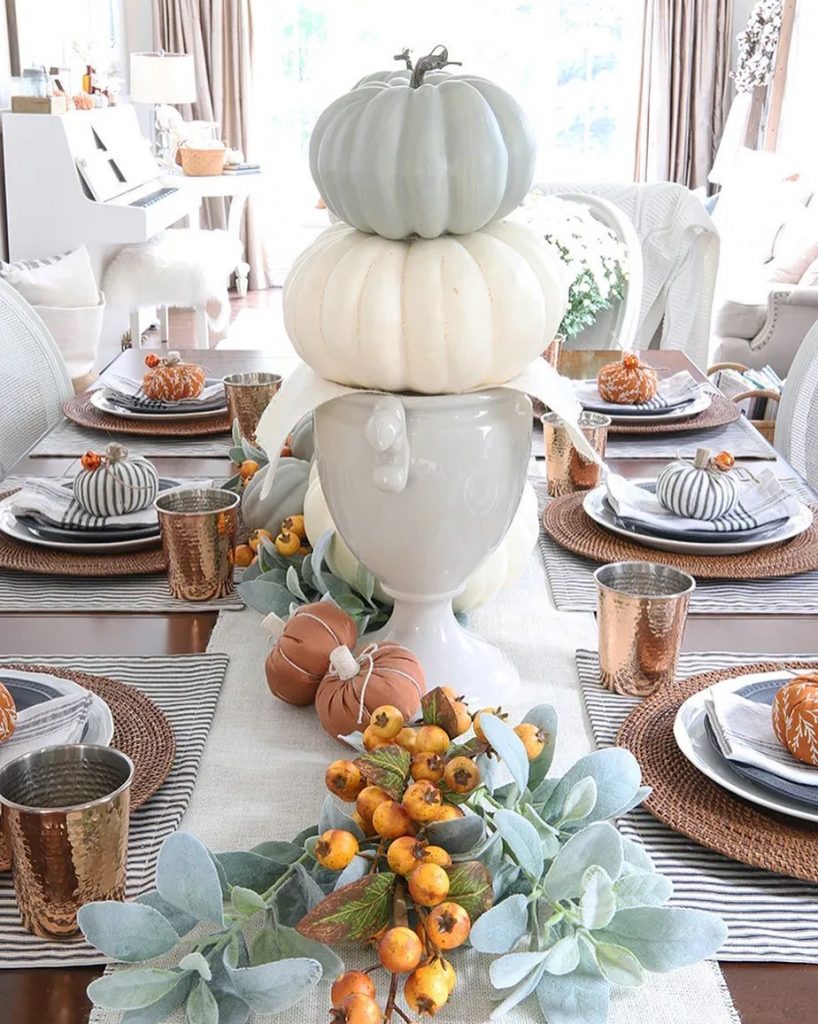 In 18 #Thanksgiving #ThanksgivingTableDecor #HomeDecor #ThanksgivingDecorIdeas 