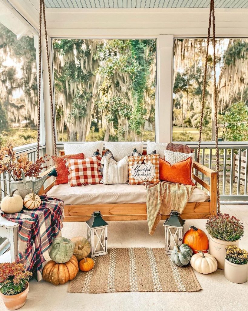 In 3 1 #Fall #Porch #FallPorch #FallDecor #HomeDecor #AutumnDecor