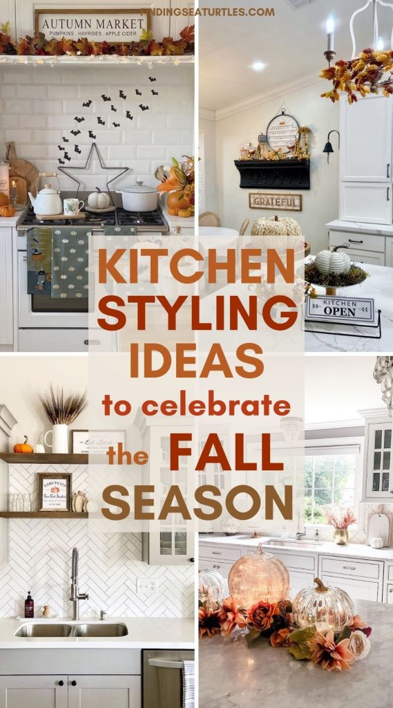 KITCHEN Styling Ideas to celebrate the Fall Season #FallDecor #FallKitchen #HomeDecor #FallKitchenDecor #AutumnDecor 