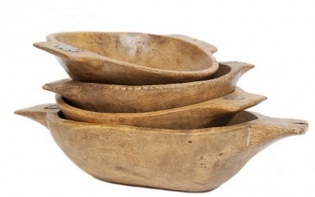 Reclaimed Wood Waxed Dough Bowls 2 #Fall #HomeDecor #WoodenDoughBowls #DoughBowls #FallCenterpiece #AutumnDecor