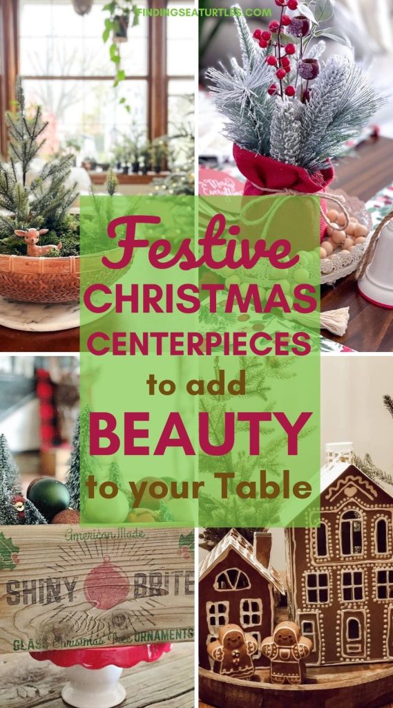 Festive CHRISTMAS Centerpieces to add Beauty to Your Table #Christmas #ChristmasCenterpiece #DinnerTableStyling #HomeDecor #ChristmasTableIdeas 