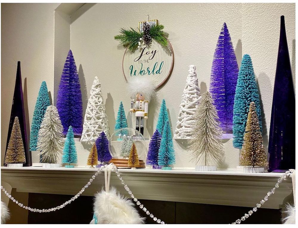 In 12 #Christmas #ChristmasBottlebrushTrees #HomeDecor #ChristmasDecorIdeas 