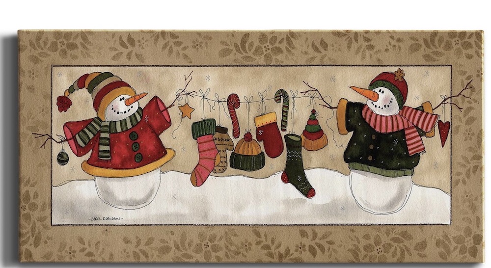 Snowman Laundry #Christmas #ChristmasLaundry #ChristmasLaundryRoom #HomeDecor #ChristmasDecorIdeas 