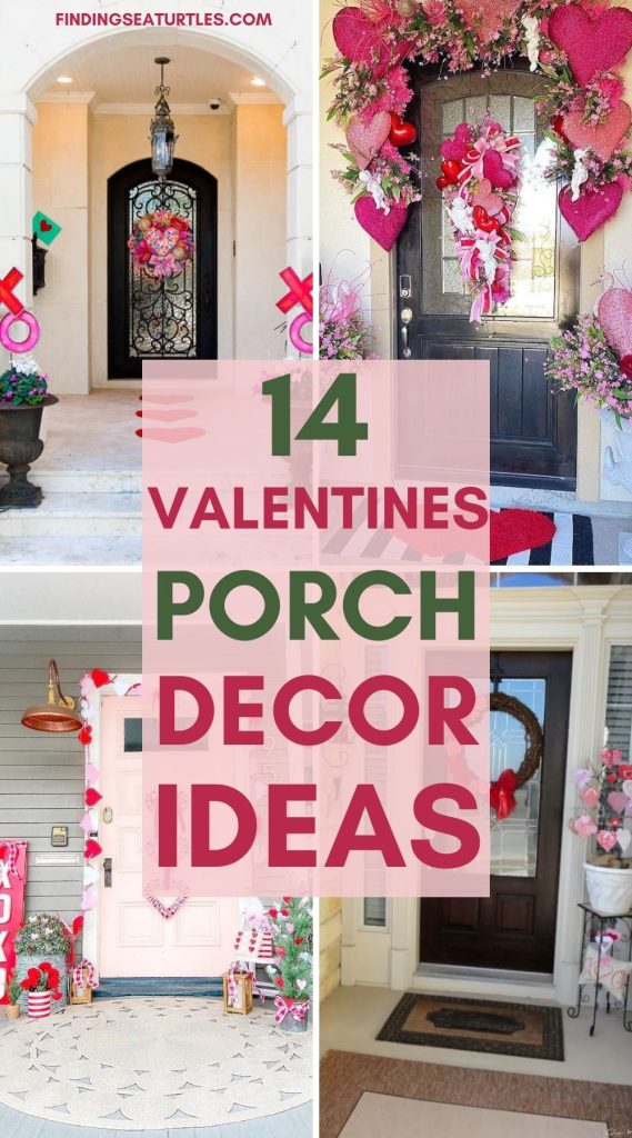 14 VALENTINES Porch Decor Ideas #ValentinesDay#ValentineFrontPorch #HomeDecor #ValentineDecorIdeas 