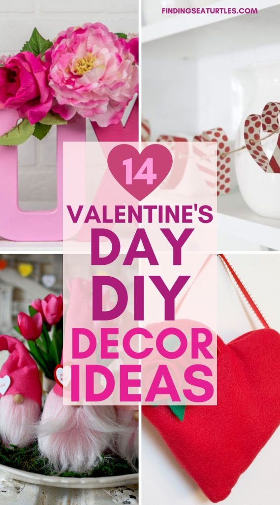 14 Valentine's Day DIY Decor Ideas #ValentinesDay #DIYValentinesDecor #HomeDecor #ValentineDecorIdeas 