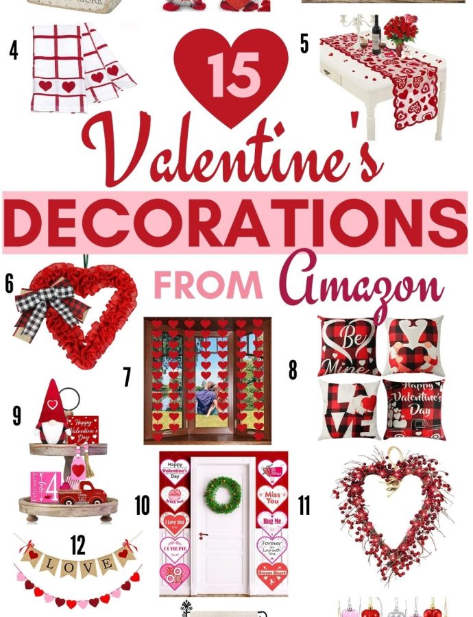 15 Cute Valentines Decor from Amazon to Decorate with Now