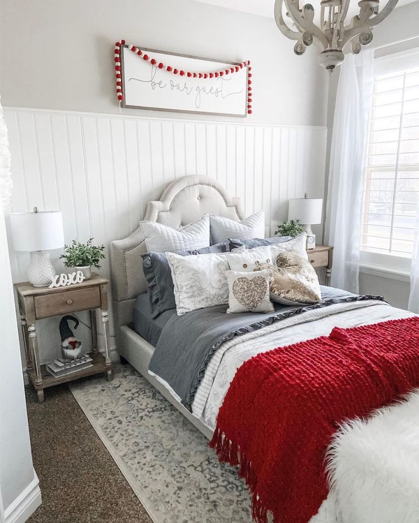 In 11 #ValentinesDay#ValentineBedrooms #HomeDecor #ValentineDecorIdeas 