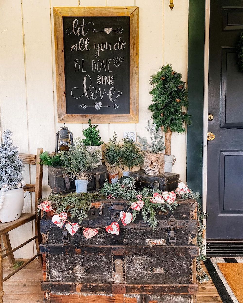 Cute Valentines Porch Decor Ideas that Say I Love You!