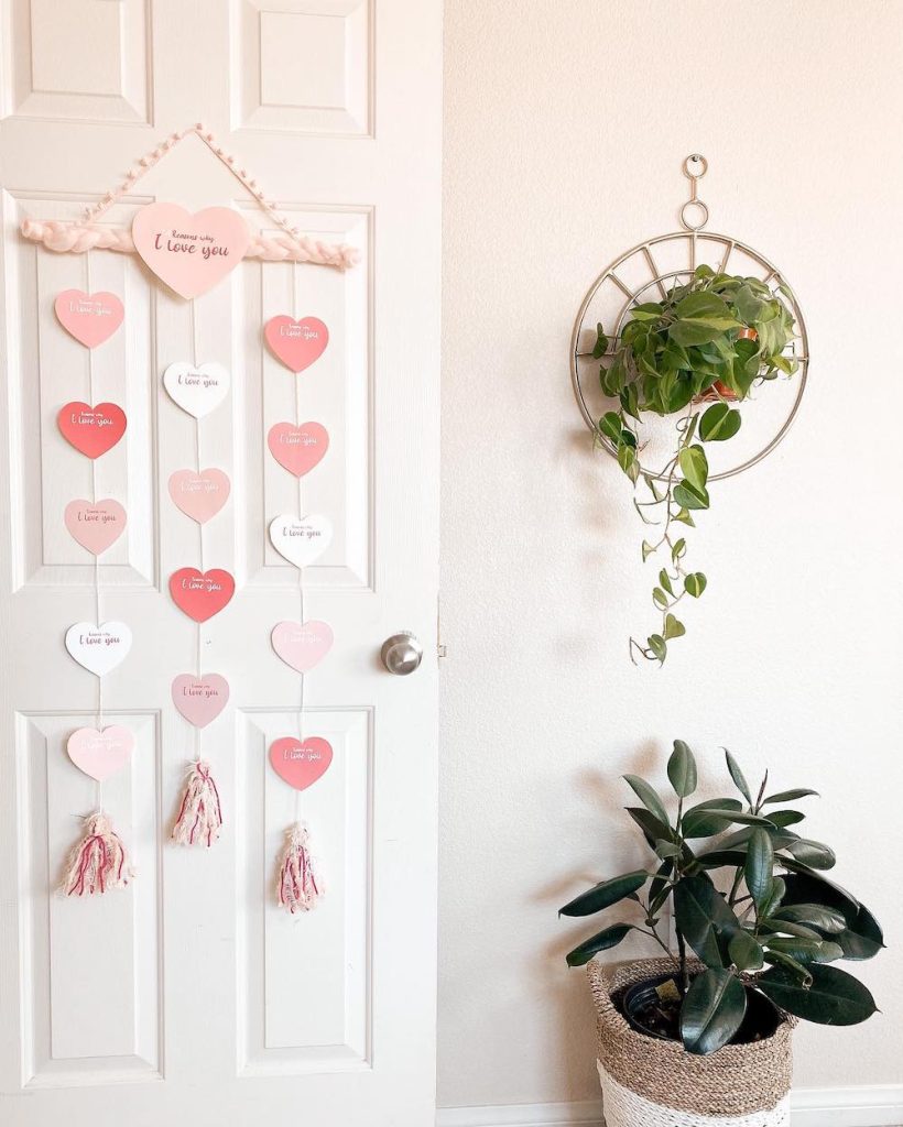 20 Easy DIY Home Decor Ideas For Valentines Days - Sad To Happy Project