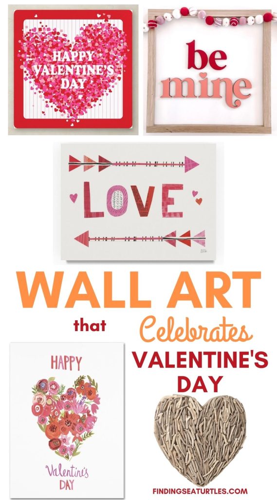 WALL ART that Celebrates Valentine's Day #ValentinesDay#ValentineWallArt #HomeDecor #ValentineDecorIdeas 