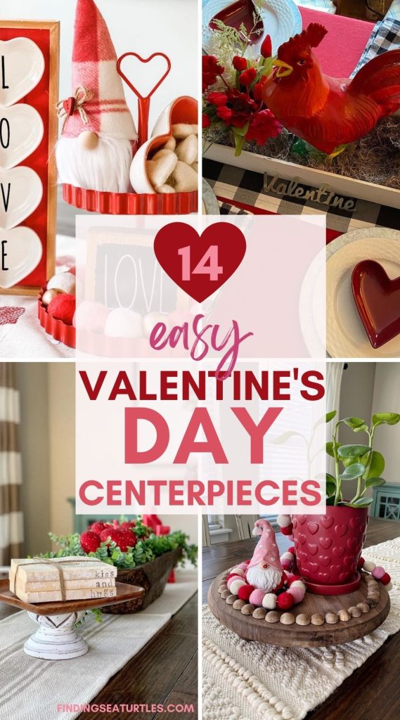 14 easy Valentine's Day Centerpieces #ValentinesDay #Centerpiece #ValentineTableCenterpiece #HomeDecor #ValentineDecorIdeas 