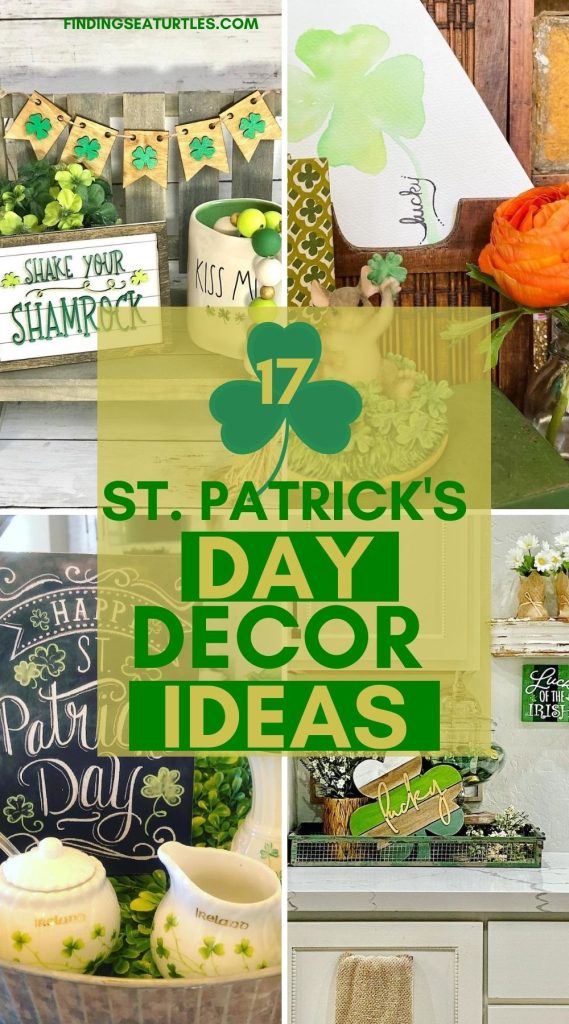 17 St Patrick's Day Decor Ideas #StPatricksDay #StPatricksDayDecor #StPatricksVignette #HomeDecor #StPatricksDecorIdeas 