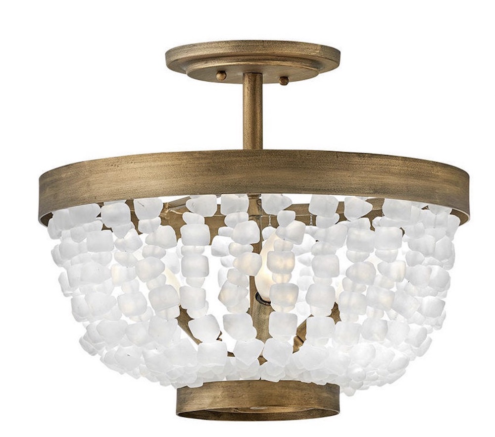 semi flush mount coastal lighting