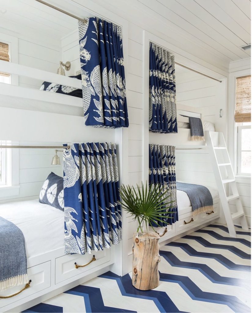 Nautical Bunk Bed Ideas In 5 #Coastal #Nautical #NauticalBunkBeds #HomeDecor #CoastalHomeDecor 