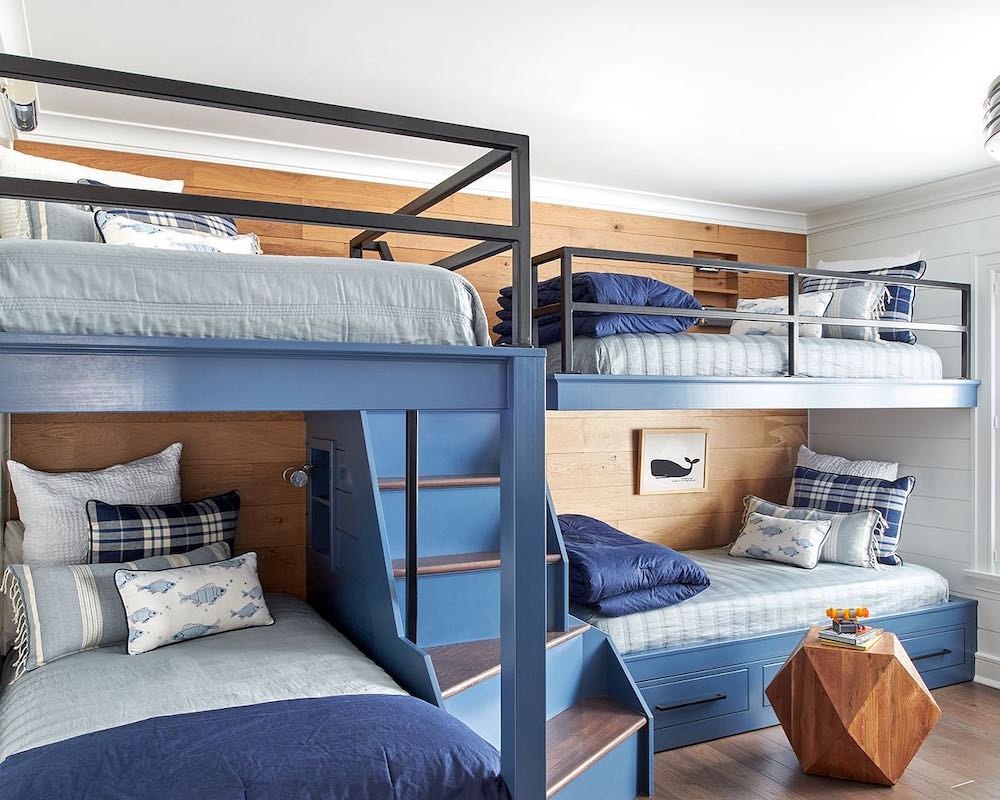 In 7 #Coastal #Nautical #NauticalBunkBeds #HomeDecor #CoastalHomeDecor 