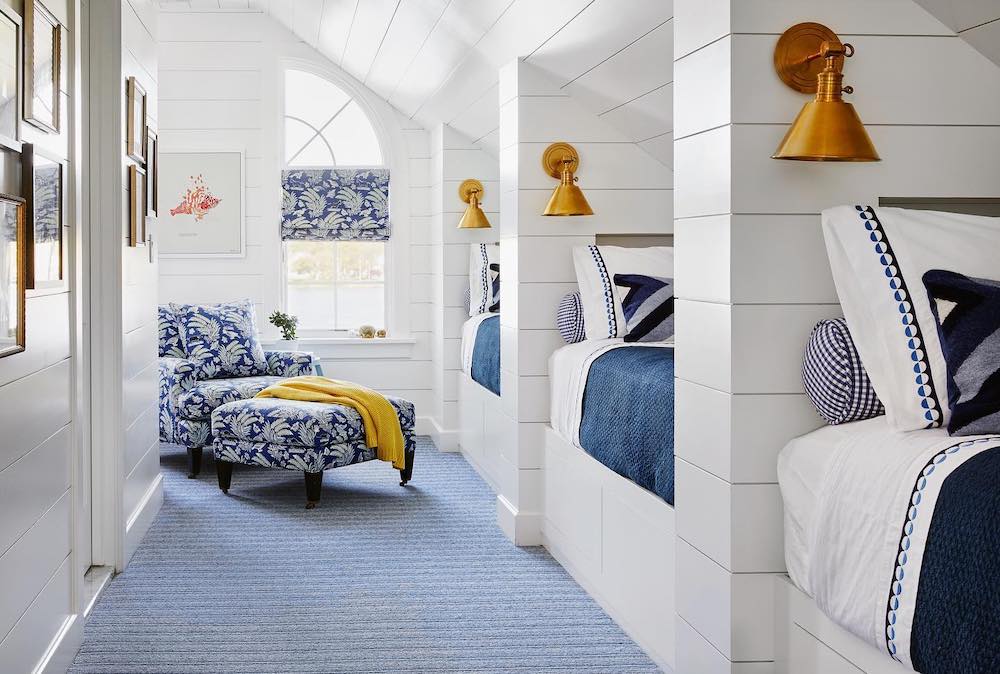 In 8 #Coastal #Nautical #NauticalBunkBeds #HomeDecor #CoastalHomeDecor 