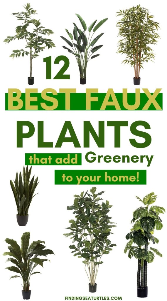 12 Best Faux Plants that add Greenery to your home #Coastal #FauxPlants #CoastalFauxPlants #HomeDecor #CoastalHomeDecor 