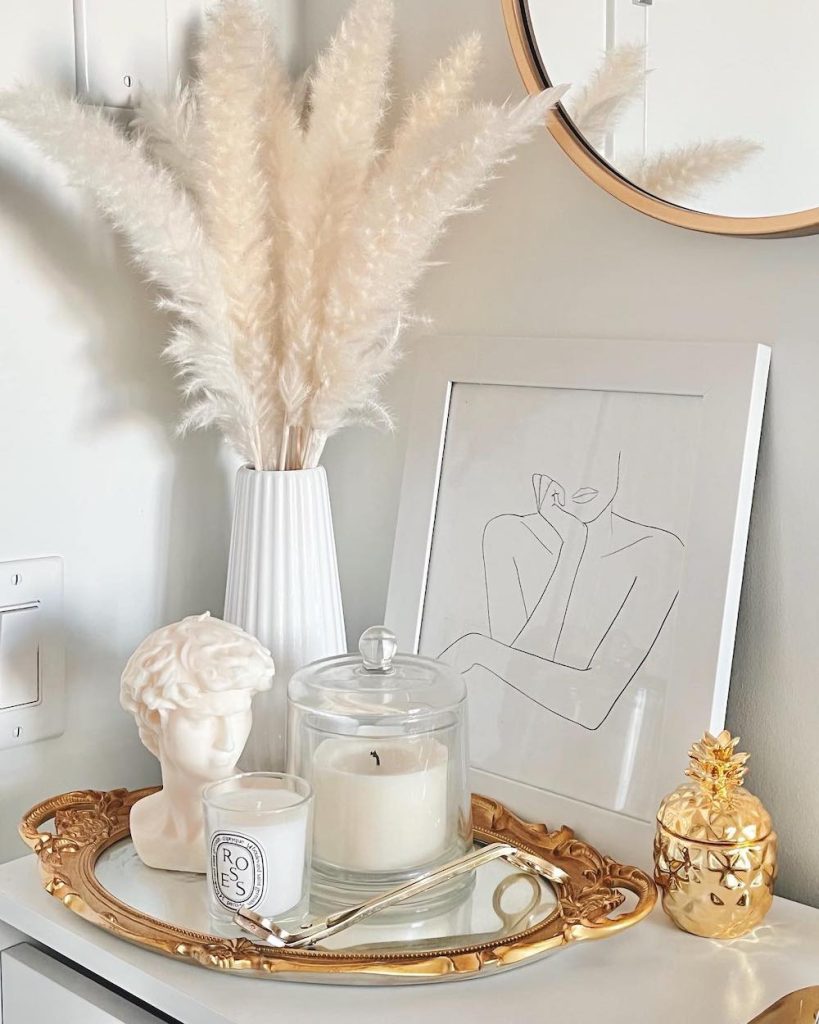 Use Pampas Grass In 2 #Coastal #BoHo #PampasGrass #DriedGrasses #HomeDecor #CoastalHomeDecor 