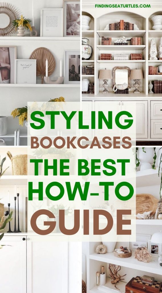 STYLING Bookcases the Best How To Guide #Coastal #Bookcases #Bookshelves #StylingBookshelves #HomeDecor #CoastalHomeDecor 