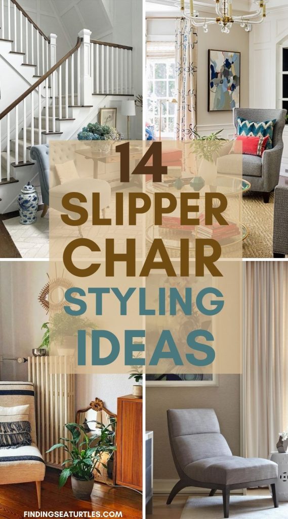 14 Slipper chair Styling Ideas #SlipperChair #AccentChair #ArmlessChair #HomeDecor