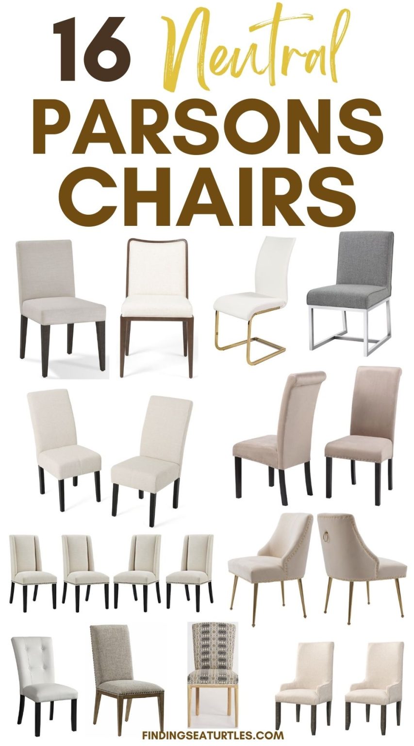 16 Best Parsons Chairs for the Neutral Dining Room